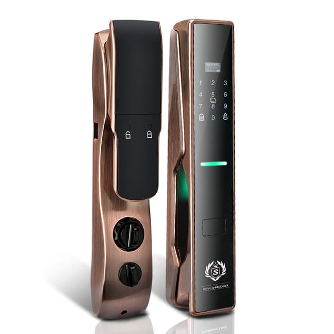 歐慕斯智能鎖 家用防盜門指紋鎖智能鎖