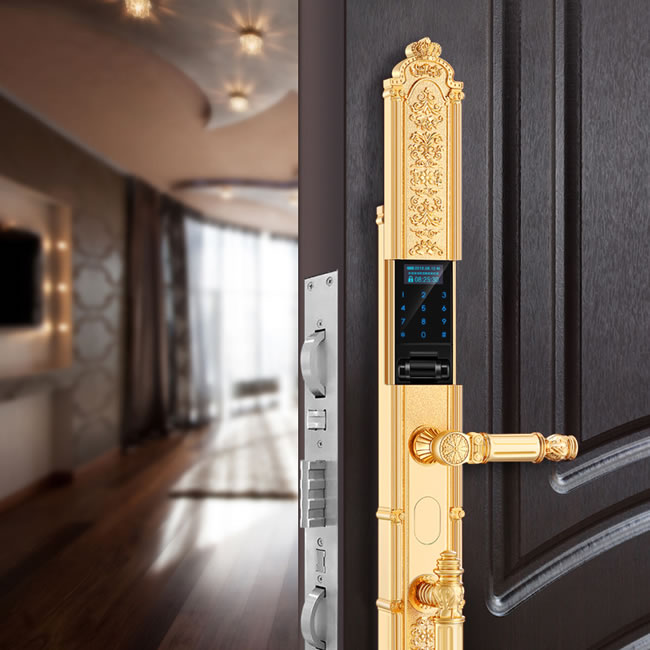 黑龍智能鎖 8848指靜脈豪華別墅智能密碼鎖電子門鎖