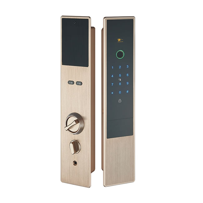 黃金龍智能鎖 K11全自動(dòng)直板指紋密碼鎖