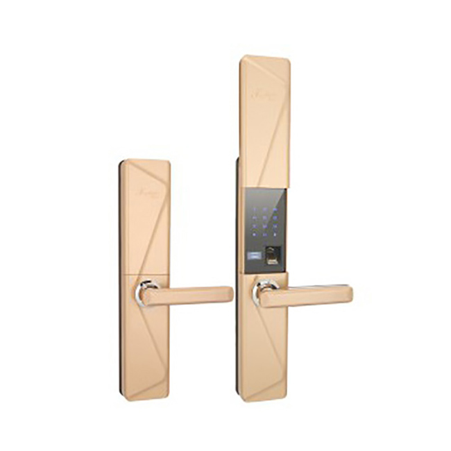 特智杰智能鎖 AZJ-6.0時尚滑蓋密碼指紋鎖