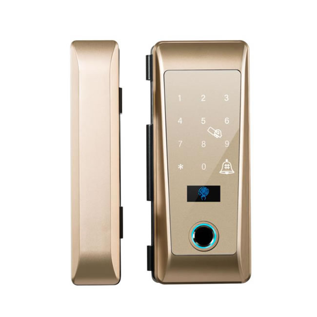 索立得智能鎖 SLD9301-J免開孔免布線玻璃門鎖