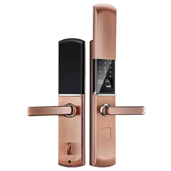 鉑力斯盾智能鎖 P26自動下滑蓋家用防盜門密碼鎖