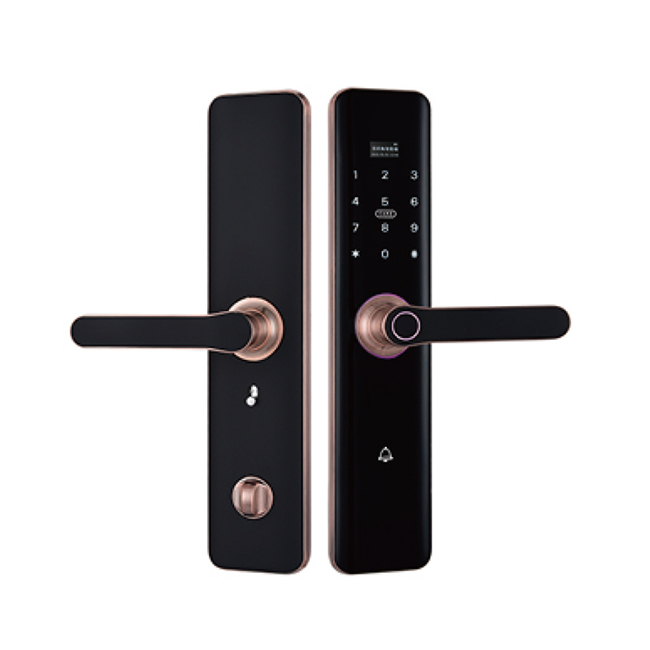 帝居智能鎖 護(hù)家桂冠號家用半自動防盜門鎖