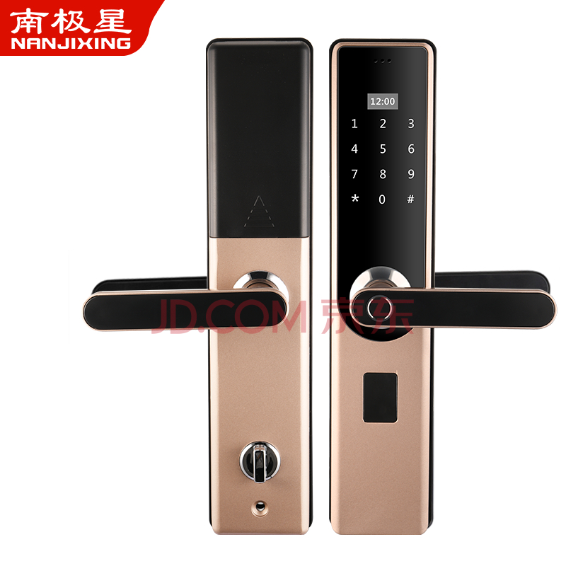 南極星智能鎖 半自動家用防盜門智能鎖