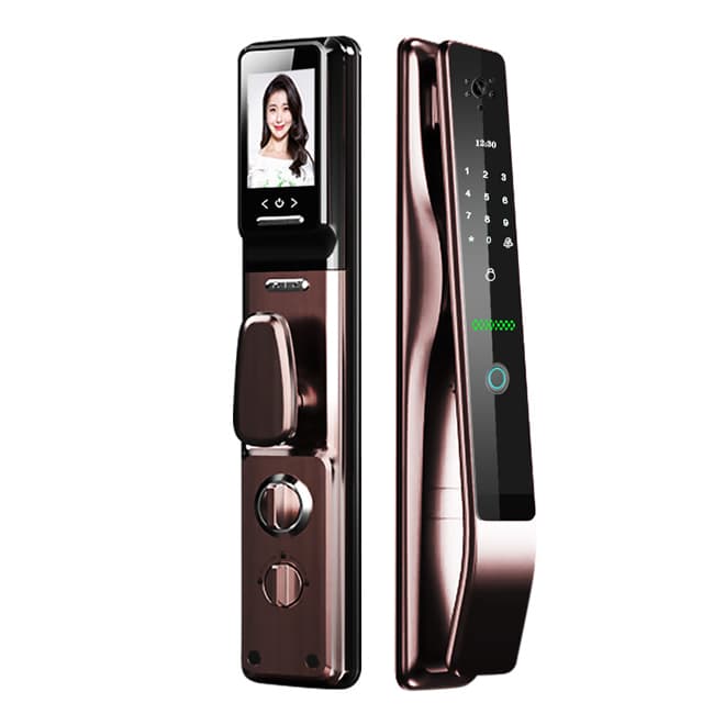 藍君智能鎖 家用攝像頭貓眼可視智能鎖