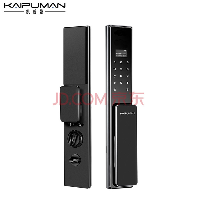 凱普曼智能鎖 A10全自動視頻貓眼鎖指紋鎖 