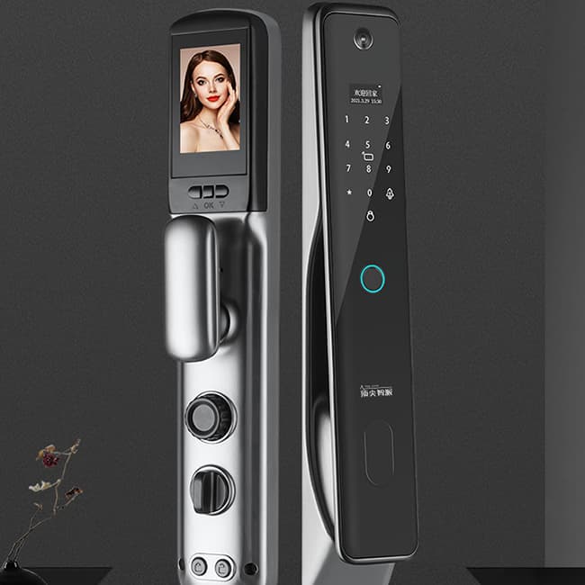 頂尖智派秋田系列 全自動貓眼監控智能門鎖