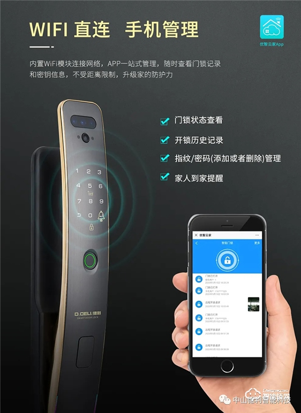 【德利】3D人臉 X 可視貓眼全自動智能鎖矚目登場！