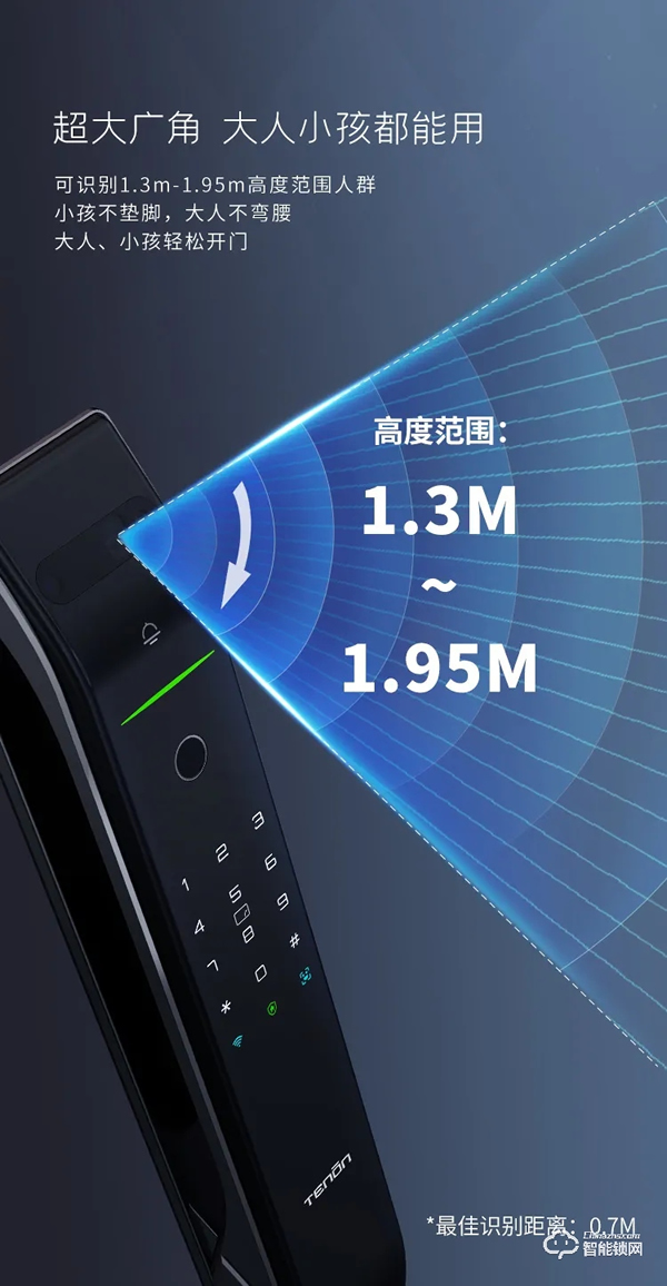 震撼首發，亞太天能首款3D人臉識別指紋鎖重磅來襲！