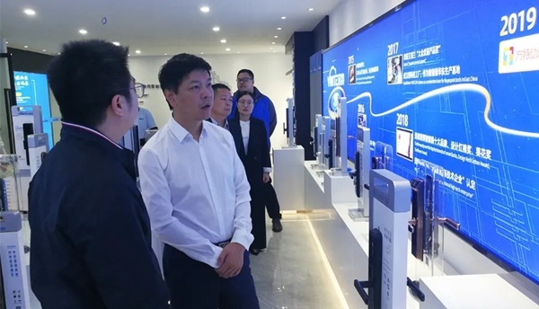 甌海區委副書記、區長曾瑞華一行視察因特