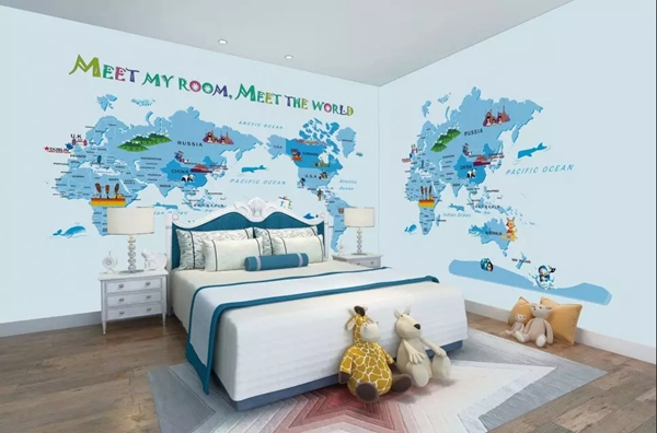 科布斯無縫墻布：巧妙搭配兒童房，描繪孩子心中最美的夢！