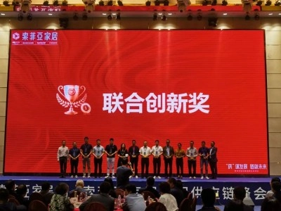 雅潔五金智能鎖榮獲索菲亞家居“聯(lián)合創(chuàng)新獎(jiǎng)”