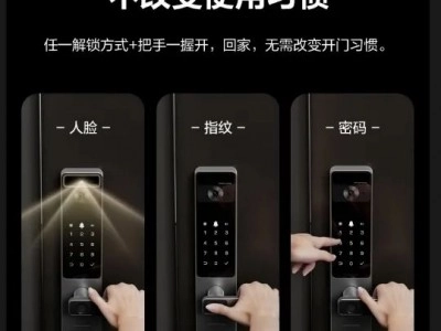 一握一推，螢石新款智能鎖帶你開啟便捷生活